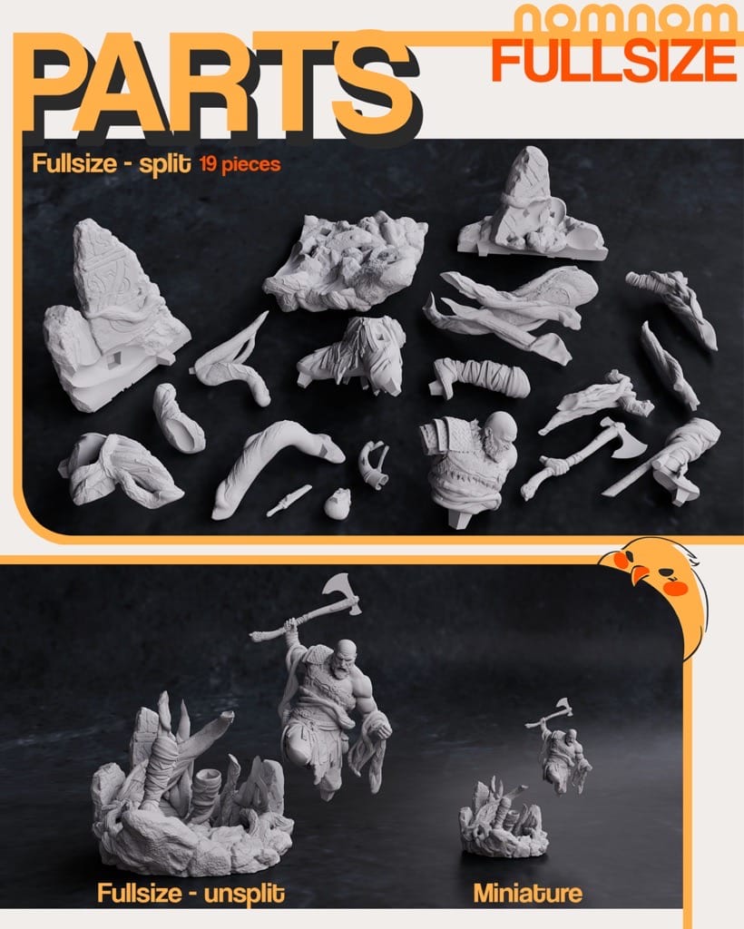 P站图纸印象馆 NomNom 战神 奎托斯 NomNom 战神 奎托斯