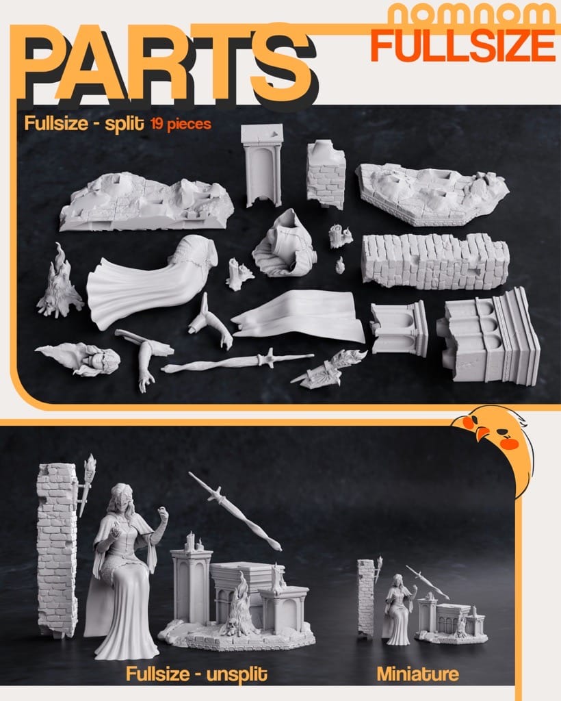 P站图纸印象馆 NomNom 黑暗之魂 防火女 NomNom 黑暗之魂 防火女