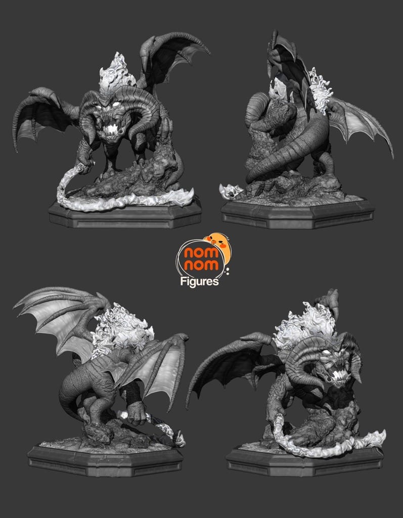 P站图纸印象馆 NomNom 魔戒 炎魔 NomNom 魔戒 炎魔