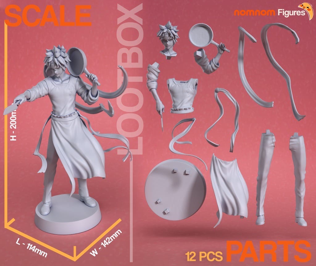 P站图纸印象馆 NomNom 食戟之灵 幸平创真 NomNom 食戟之灵 幸平创真