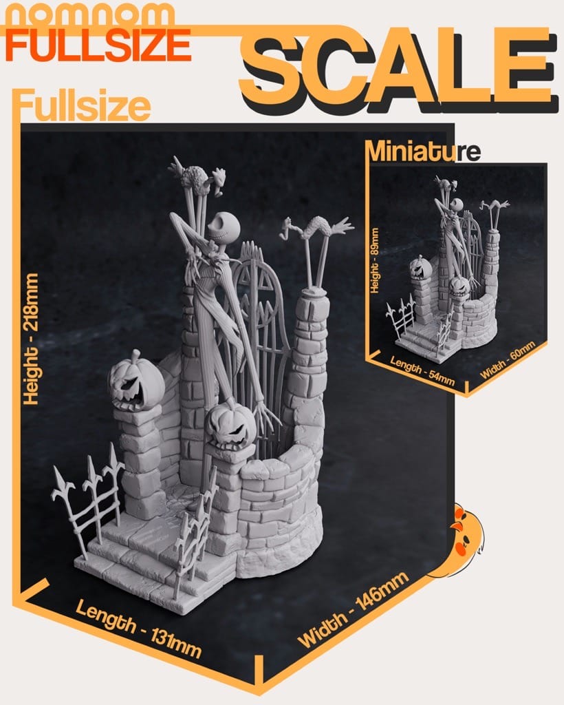 P站图纸印象馆 NomNom 圣诞夜惊魂 骷髅杰克 NomNom 圣诞夜惊魂 骷髅杰克