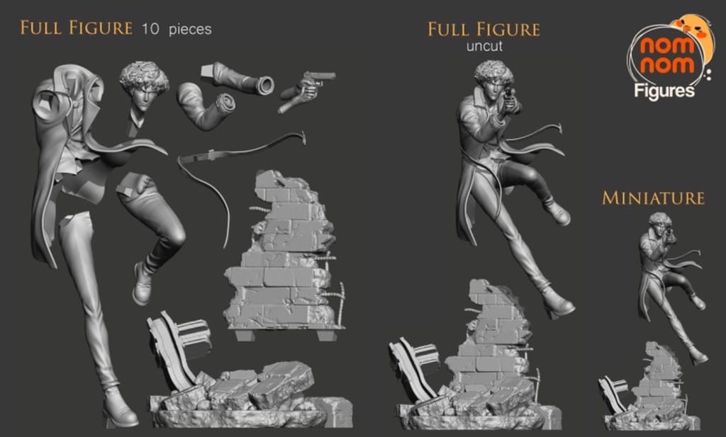 P站图纸印象馆 NomNom 星际牛仔 斯派克·斯皮格尔菲· NomNom 星际牛仔 斯派克·斯皮格尔菲·