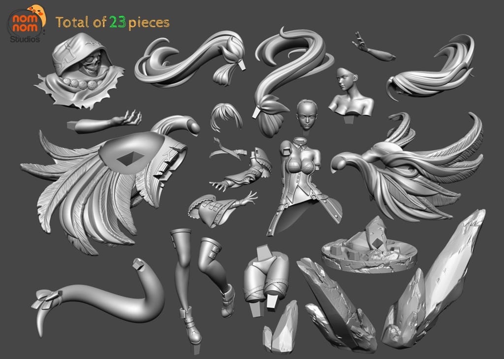 P站图纸印象馆 NomNom 罪恶装备 蒂兹 NomNom 罪恶装备 蒂兹