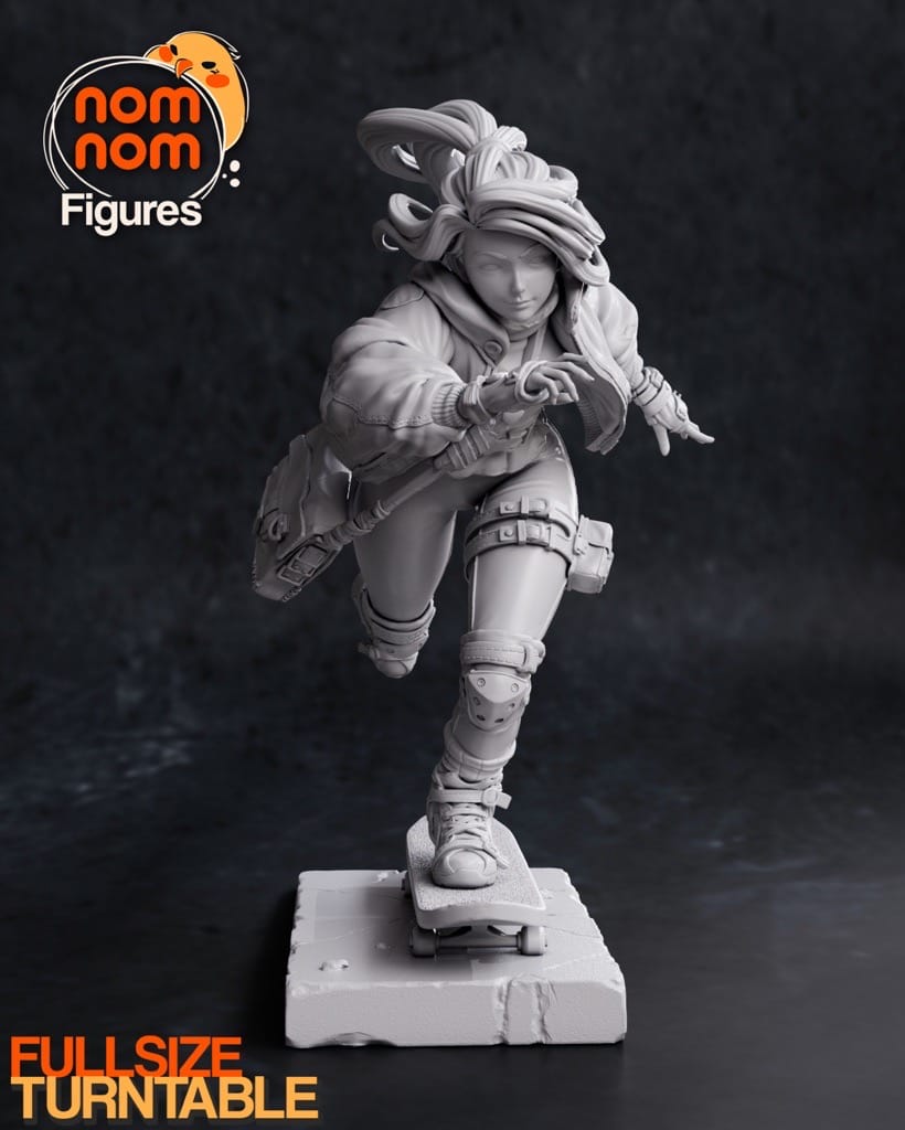 P站图纸印象馆 NomNom 滑板女孩 NomNom 滑板女孩