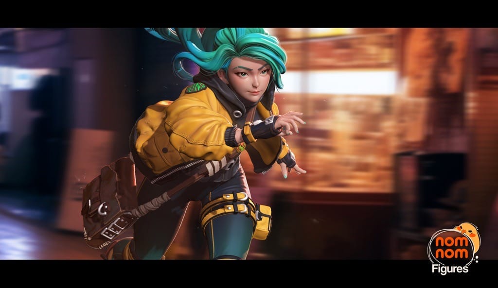 P站图纸印象馆 NomNom 滑板女孩 NomNom 滑板女孩