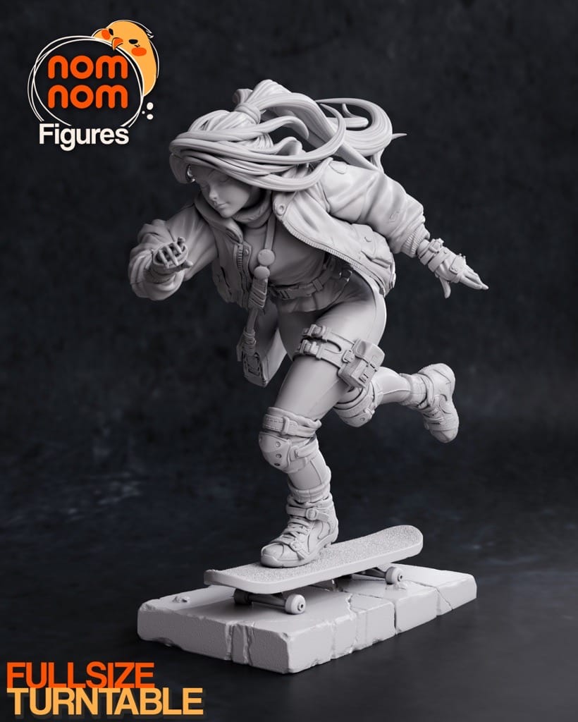 P站图纸印象馆 NomNom 滑板女孩 NomNom 滑板女孩