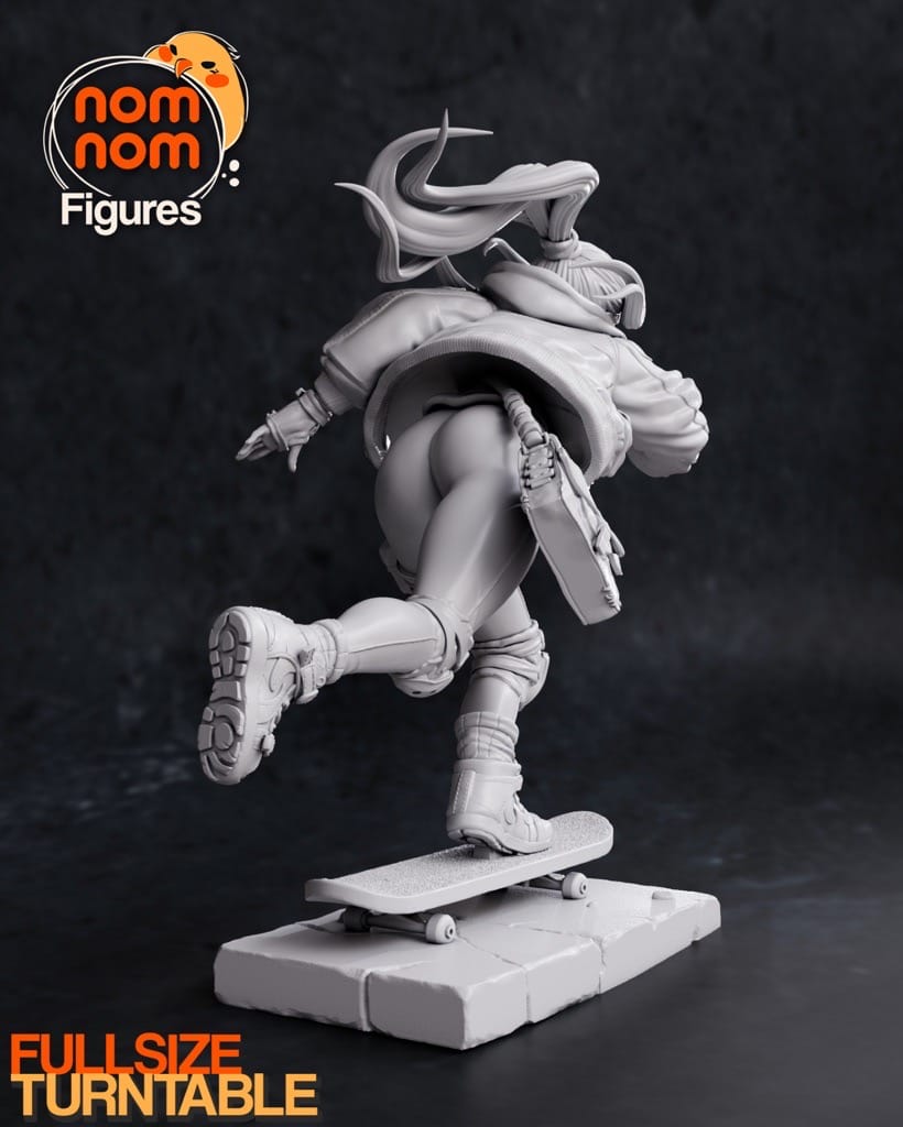 P站图纸印象馆 NomNom 滑板女孩 NomNom 滑板女孩