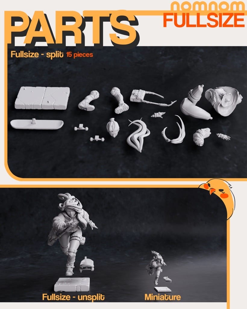 P站图纸印象馆 NomNom 滑板女孩 NomNom 滑板女孩