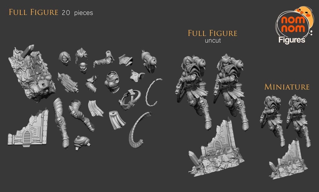 P站图纸印象馆 NomNom 战锤40k 重甲战斗修女 NomNom 战锤40k 重甲战斗修女