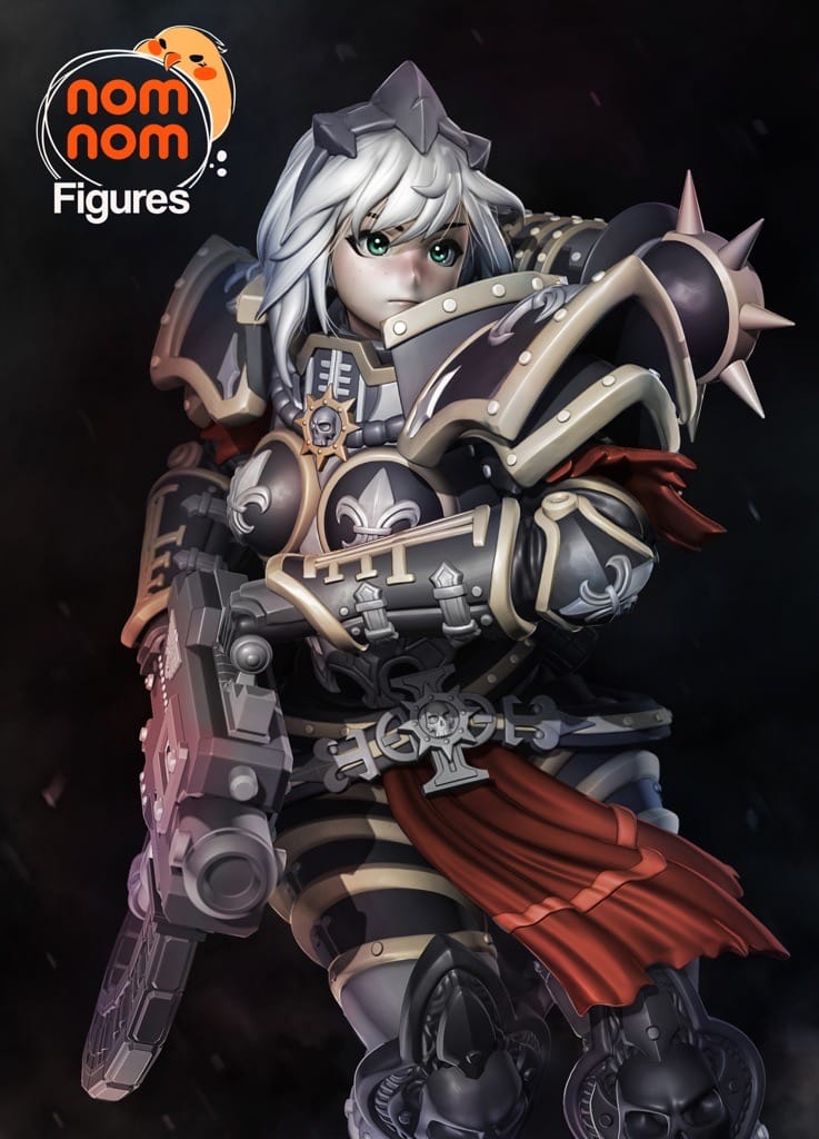 P站图纸印象馆 NomNom 战锤40k 重甲战斗修女 NomNom 战锤40k 重甲战斗修女