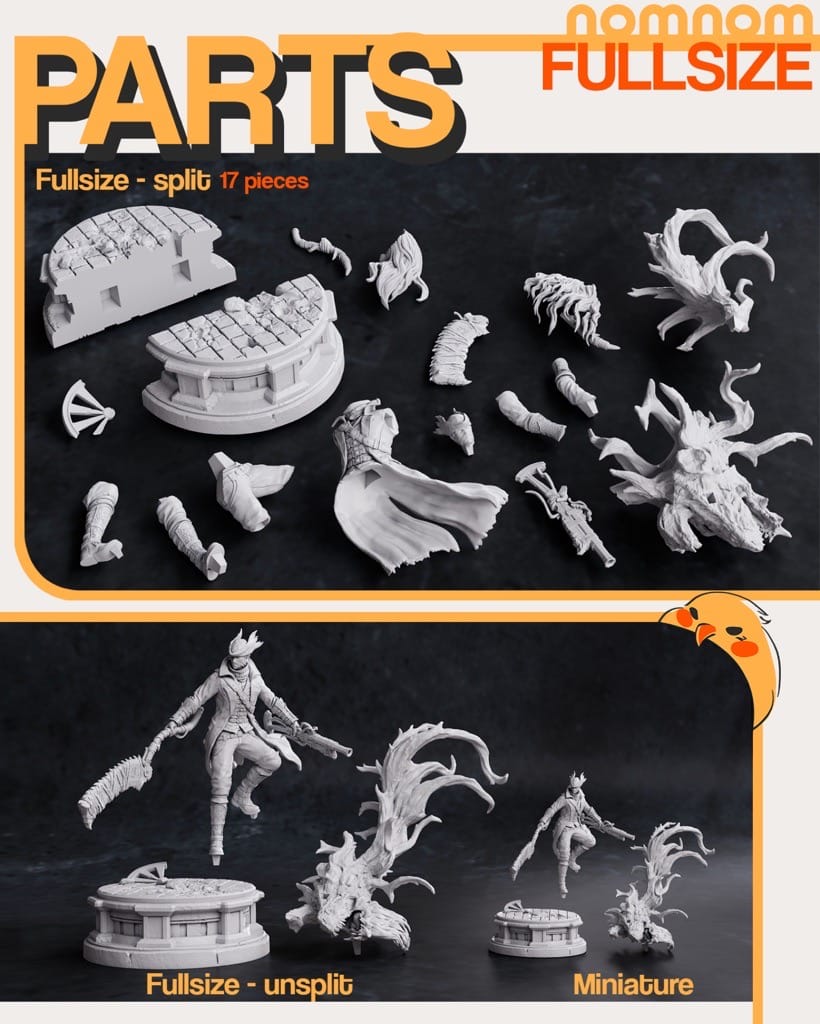 P站图纸印象馆 NomNom 血源诅咒 狩猎者 NomNom 血源诅咒 狩猎者