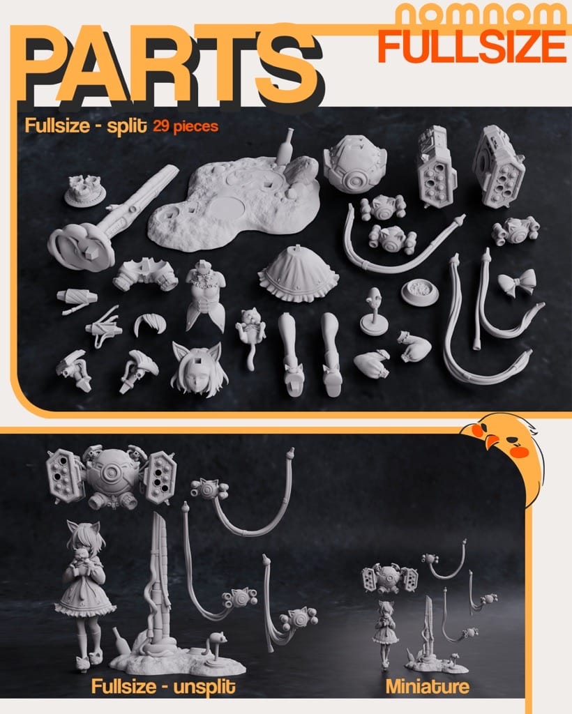 P站图纸印象馆 NomNom 露娜和托夫 NomNom 露娜和托夫