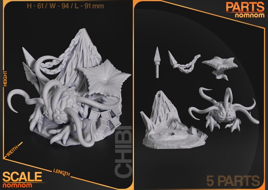 P站图纸印象馆 NomNom 博德之门 智力吞噬者 NomNom 博德之门 智力吞噬者