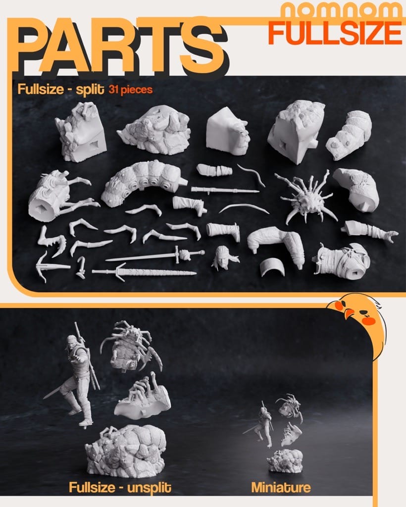 P站图纸印象馆 NomNom 猎魔人 杰洛特 NomNom 猎魔人 杰洛特