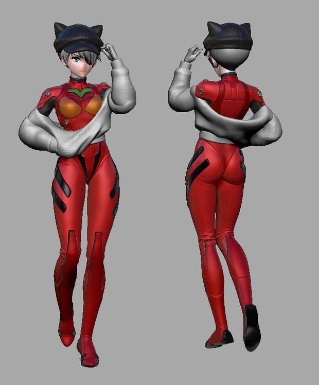 P站图纸印象馆 NomNom 新世纪福音战士 明日香 NomNom 新世纪福音战士 明日香