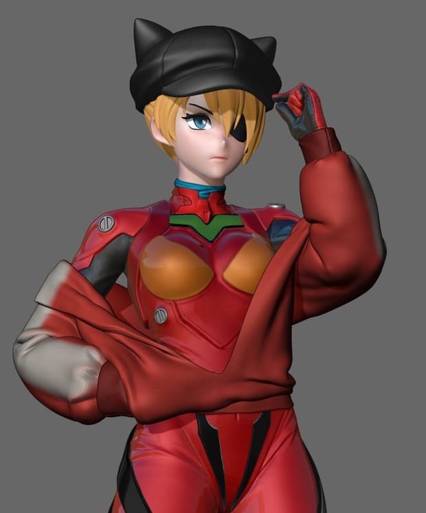 P站图纸印象馆 NomNom 新世纪福音战士 明日香 NomNom 新世纪福音战士 明日香