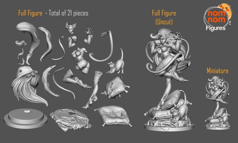 P站图纸印象馆 NomNom 恶魔战士 菲莉西亚 NomNom 恶魔战士 菲莉西亚