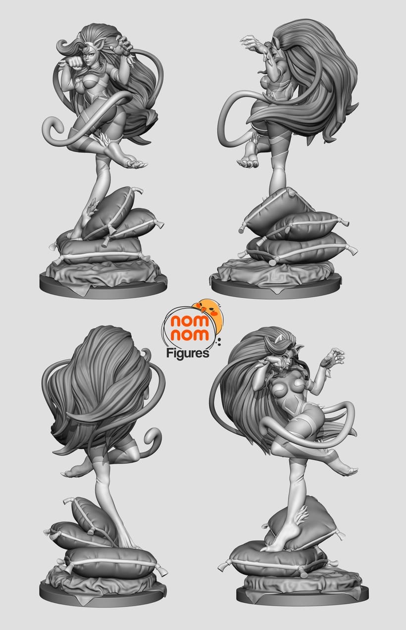 P站图纸印象馆 NomNom 恶魔战士 菲莉西亚 NomNom 恶魔战士 菲莉西亚