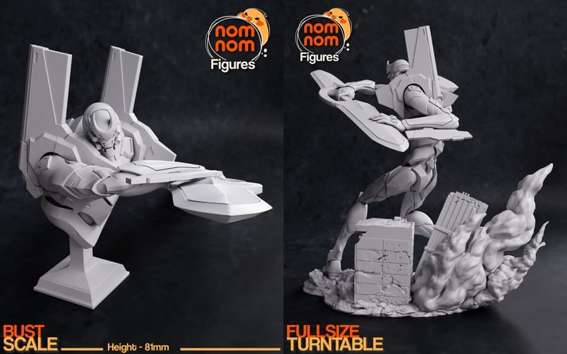 P站图纸印象馆 NomNom 新世纪福音战士 2号机 NomNom 新世纪福音战士 2号机