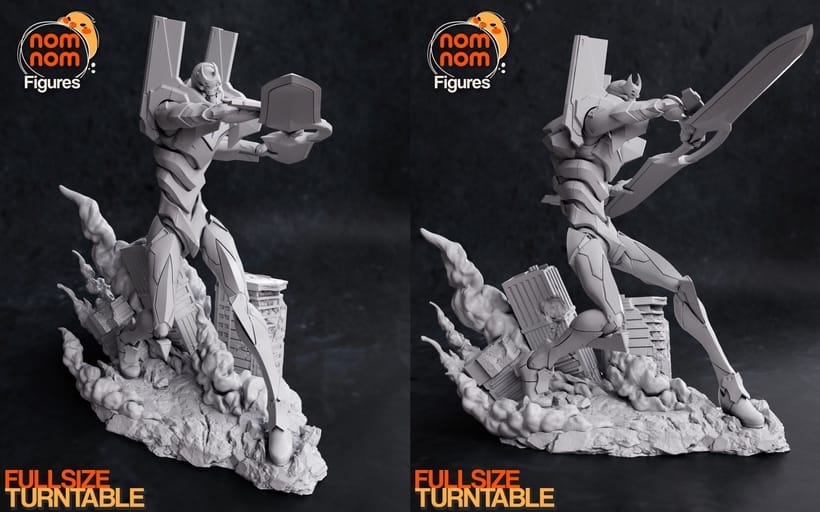 P站图纸印象馆 NomNom 新世纪福音战士 2号机 NomNom 新世纪福音战士 2号机