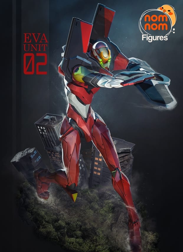 P站图纸印象馆 NomNom 新世纪福音战士 2号机 NomNom 新世纪福音战士 2号机