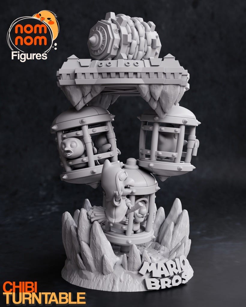 P站图纸印象馆 NomNom 超级马里奥中的囚笼 NomNom 超级马里奥中的囚笼