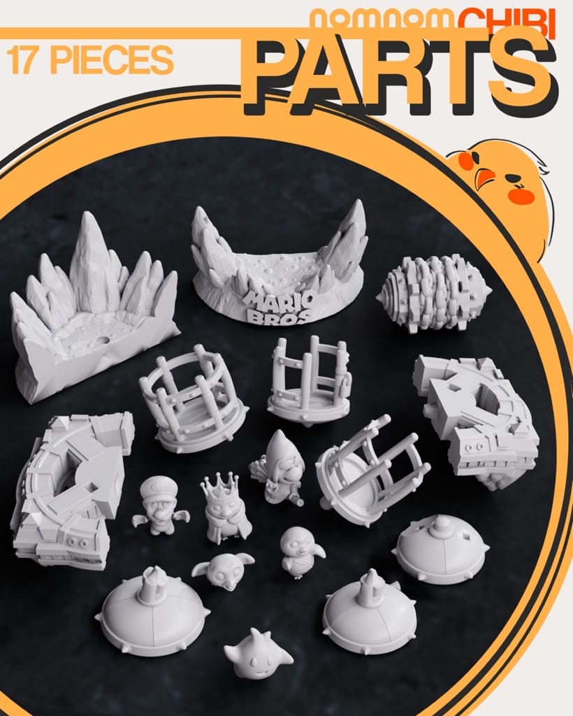 P站图纸印象馆 NomNom 超级马里奥中的囚笼 NomNom 超级马里奥中的囚笼