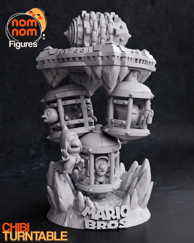 P站图纸印象馆 NomNom 超级马里奥中的囚笼 NomNom 超级马里奥中的囚笼