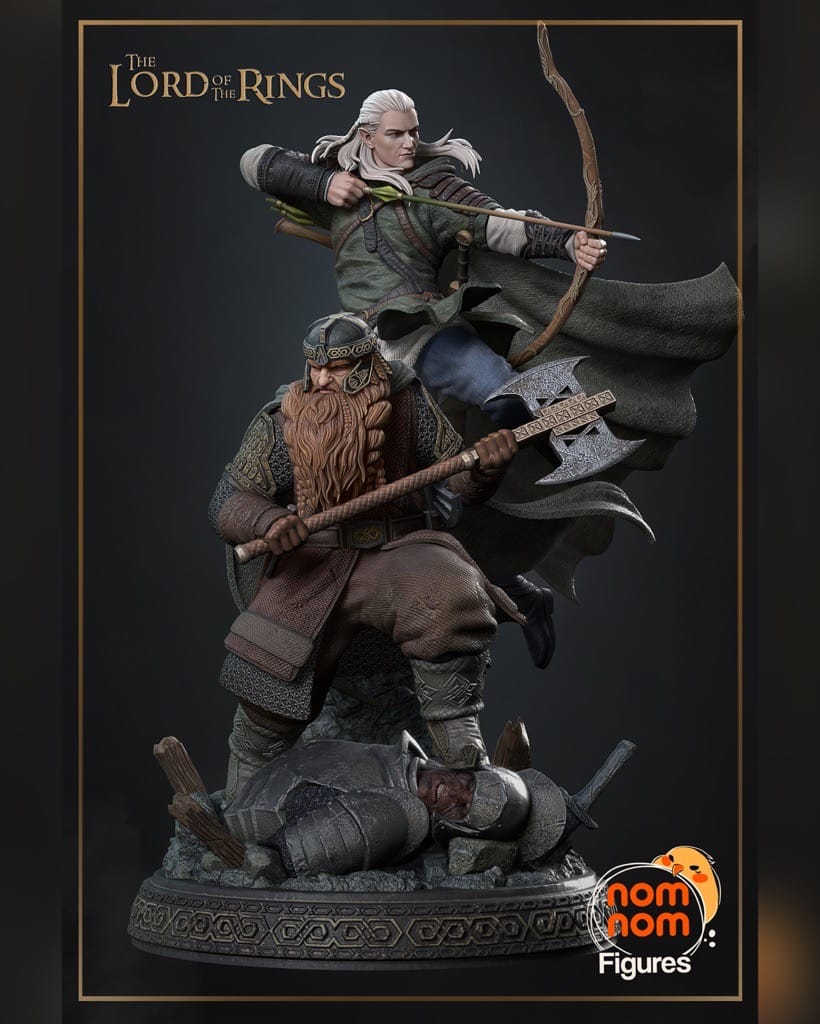 P站图纸印象馆 NomNom 魔戒 莱戈拉斯和吉姆利 NomNom 魔戒 莱戈拉斯和吉姆利