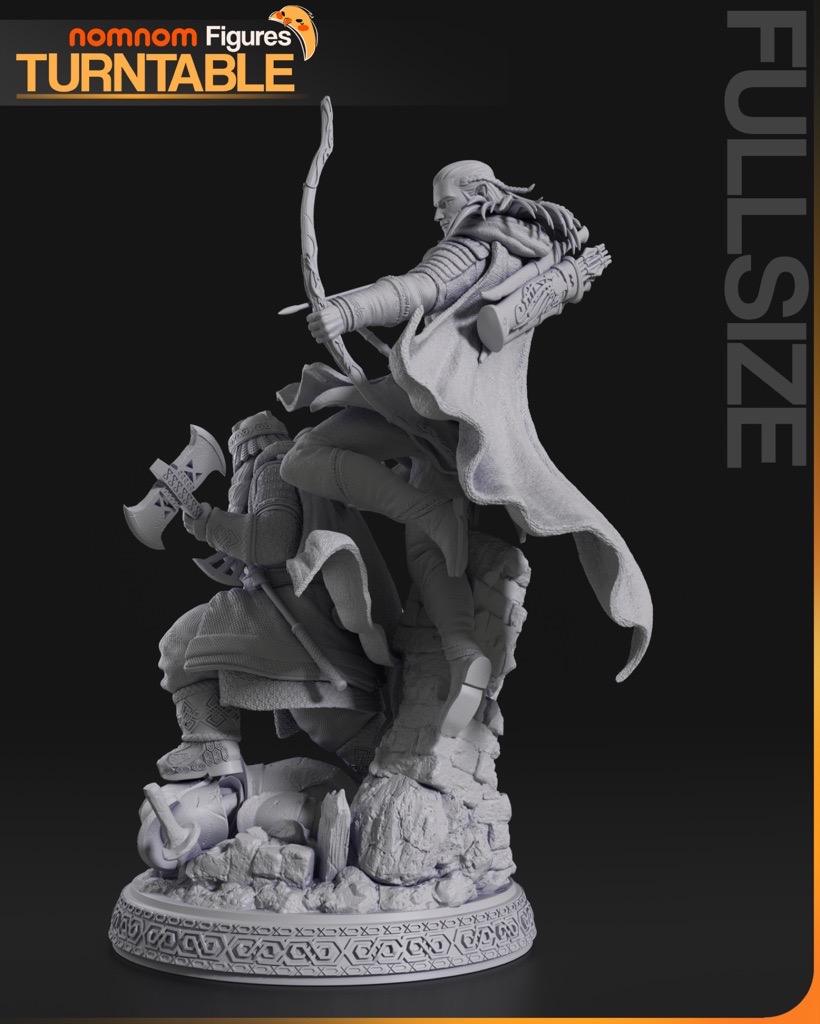 P站图纸印象馆 NomNom 魔戒 莱戈拉斯和吉姆利 NomNom 魔戒 莱戈拉斯和吉姆利