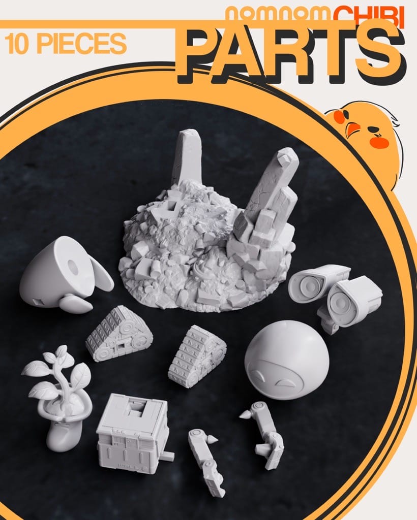 P站图纸印象馆 NomNom 瓦力和伊娃 NomNom 瓦力和伊娃