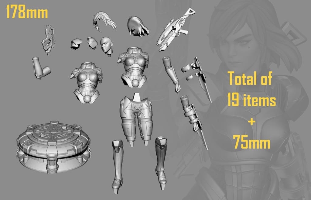 P站图纸印象馆 NomNom 质量效应 薛帕德 NomNom 质量效应 薛帕德