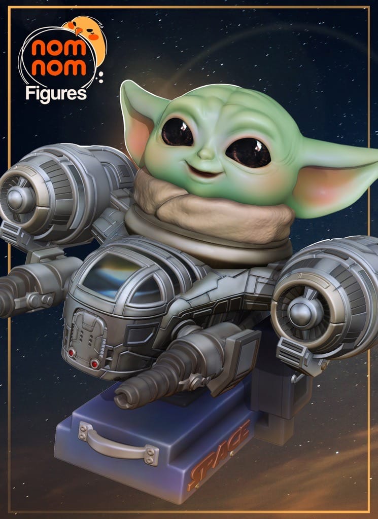 P站图纸印象馆 NomNom 曼达洛人 格洛古 NomNom 曼达洛人 格洛古