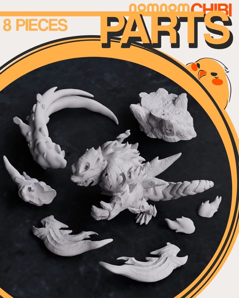 P站图纸印象馆 NomNom 最终幻想 伊弗利特 NomNom 最终幻想 伊弗利特