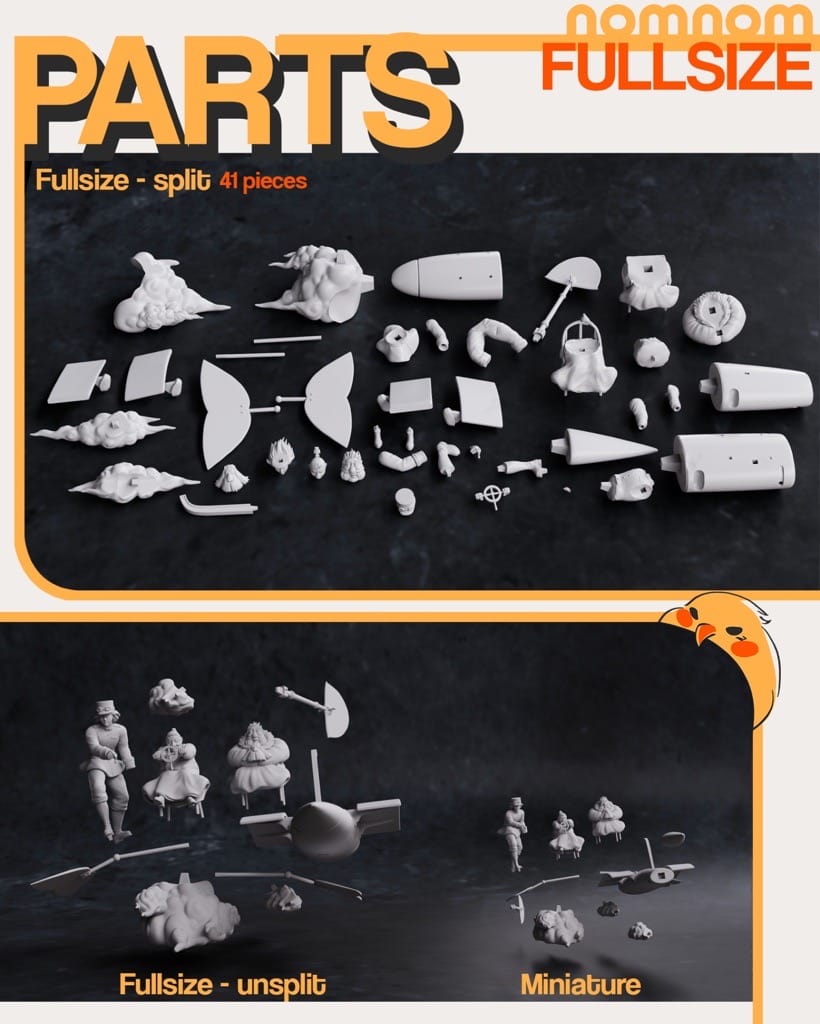 P站图纸印象馆 NomNom 哈尔的移动城堡 NomNom 哈尔的移动城堡