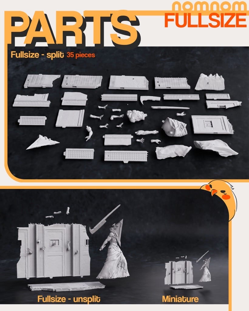 P站图纸印象馆 NomNom 寂静岭 三角头 NomNom 寂静岭 三角头