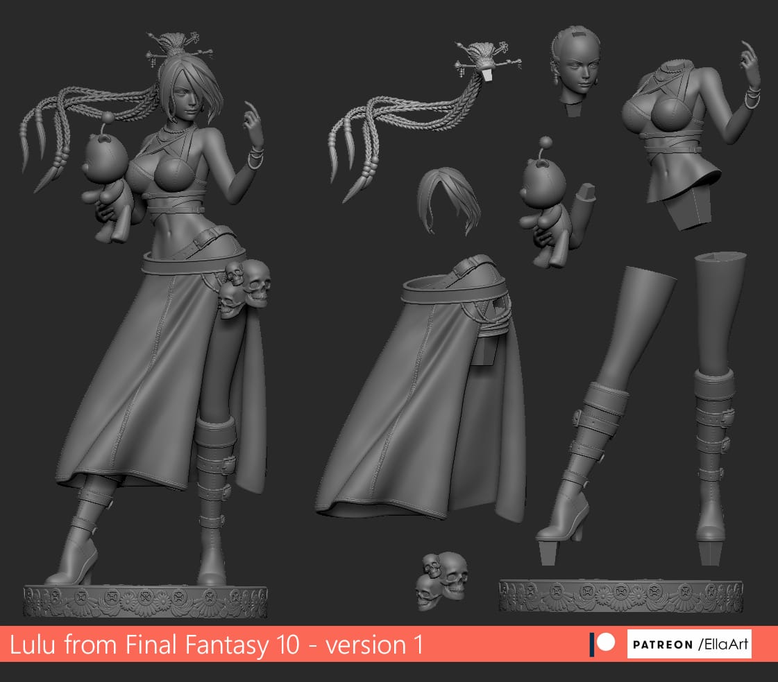 P站图纸印象馆 NomNom 最终幻想 露露 NomNom 最终幻想 露露