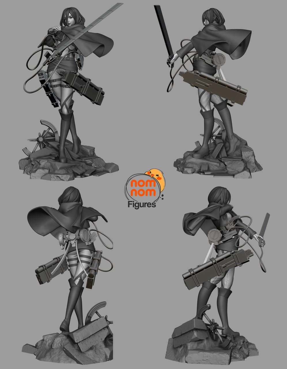 P站图纸印象馆 NomNom 进击的巨人 三笠·阿克曼 NomNom 进击的巨人 三笠·阿克曼