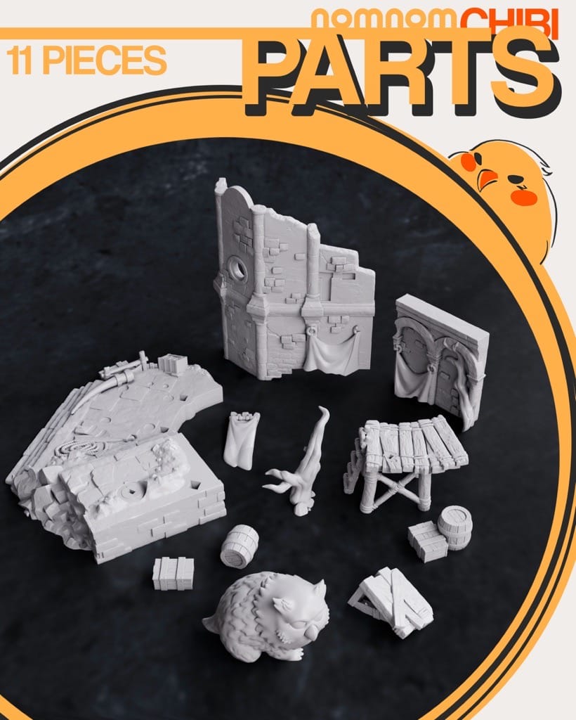 P站图纸印象馆 NomNom 博德之门 枭熊 NomNom 博德之门 枭熊