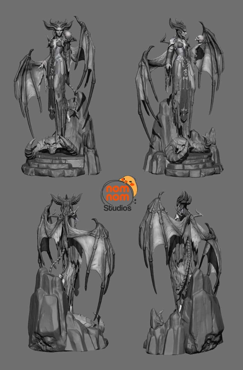 P站图纸印象馆 NomNom 暗黑破坏神 莉莉丝 NomNom 暗黑破坏神 莉莉丝