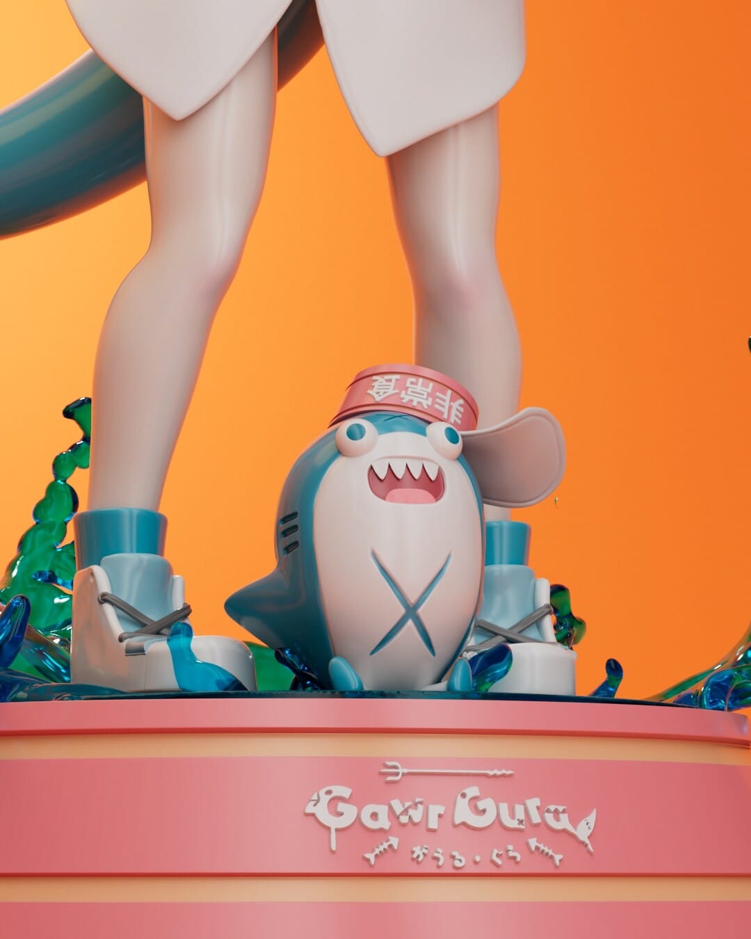 P站图纸印象馆 鲨鱼娘噶呜古拉 鲨鱼娘噶呜古拉