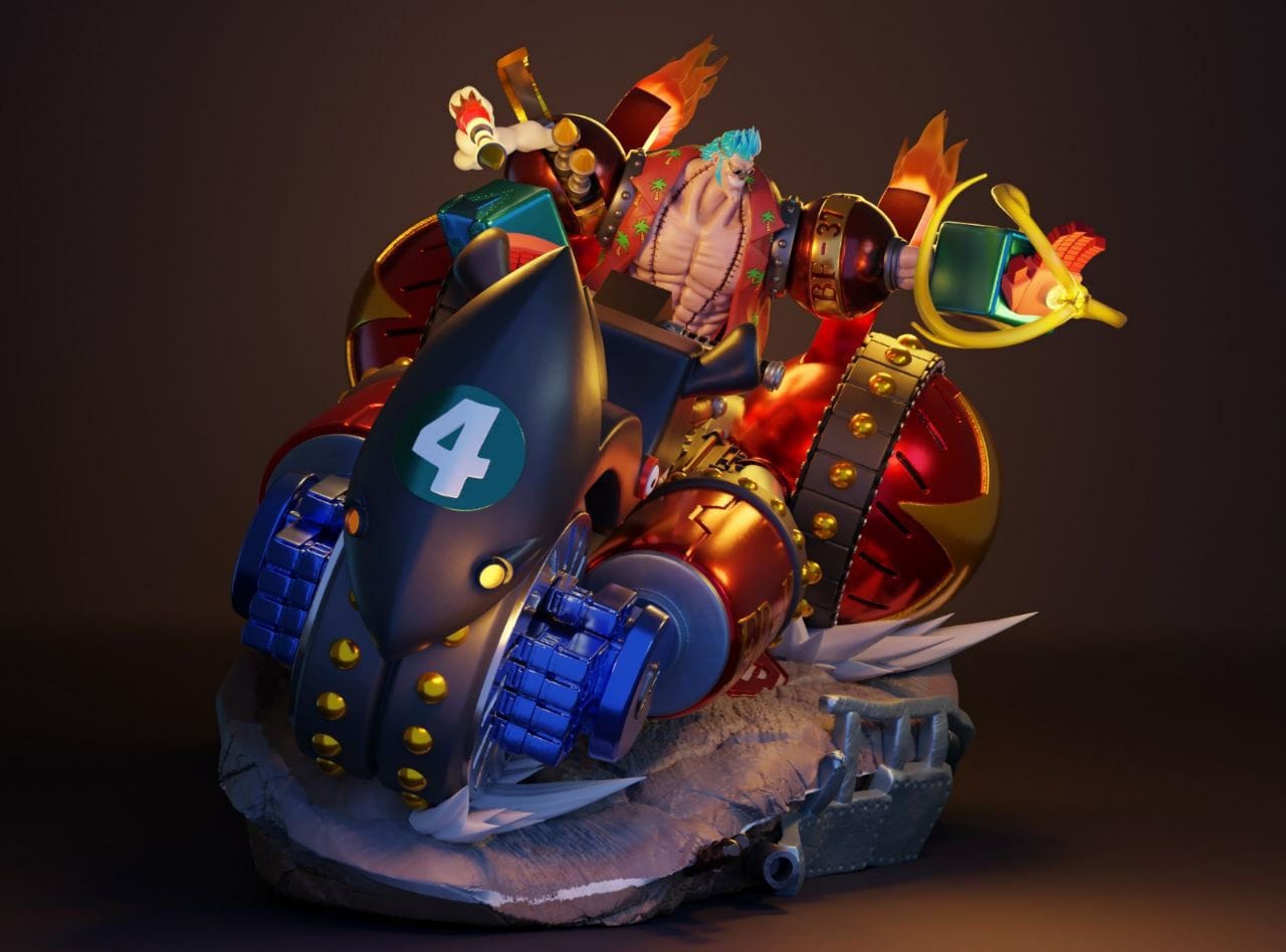 P站图纸印象馆 海贼王 弗朗奇 海贼王 弗朗奇