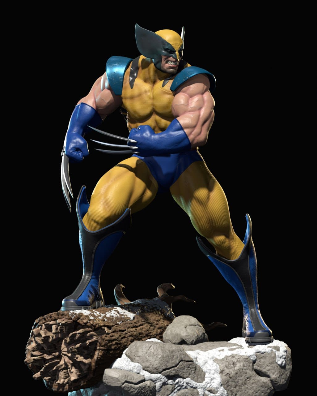 P站图纸印象馆 漫威 金钢狼 漫威 金钢狼