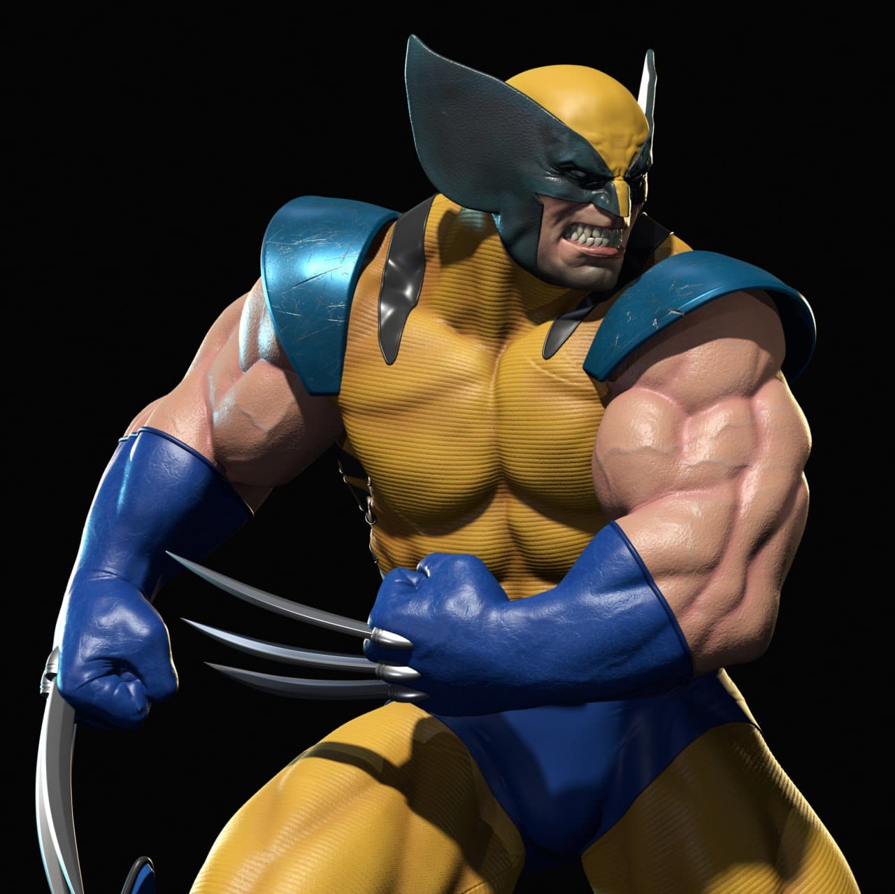 P站图纸印象馆 漫威 金钢狼 漫威 金钢狼