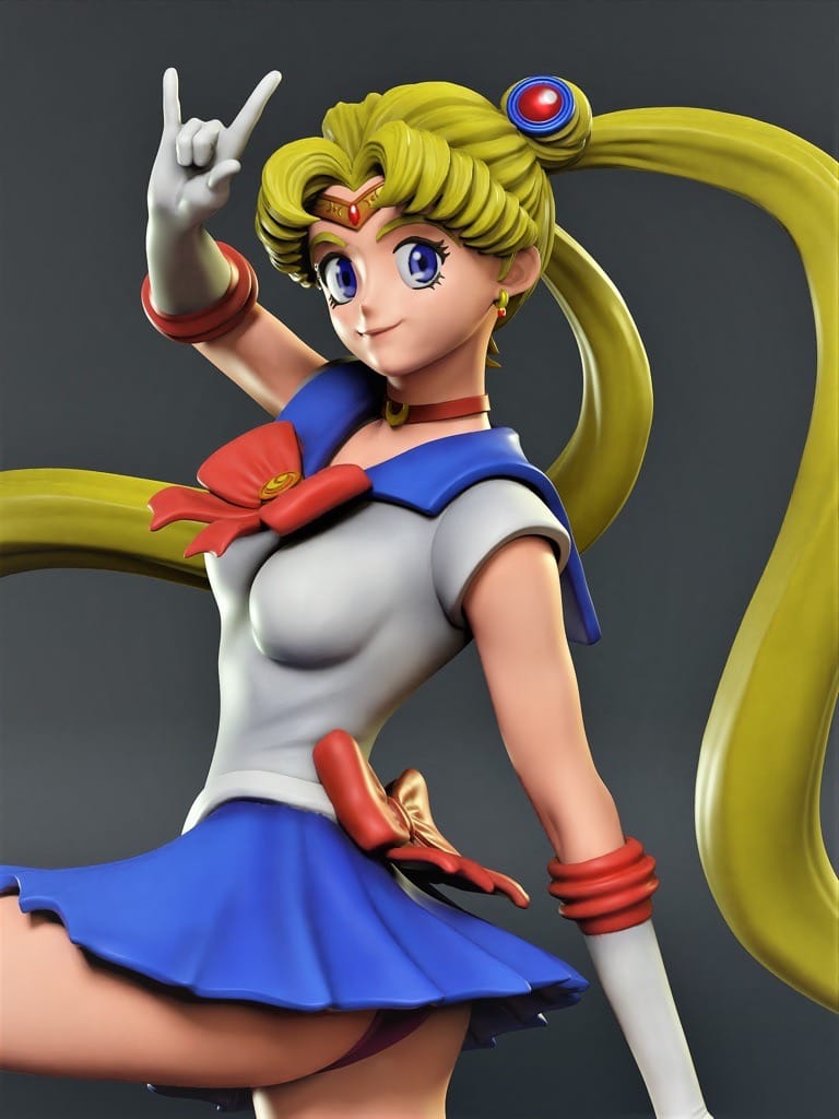 P站图纸印象馆 美少女战士 水兵月 美少女战士 水兵月