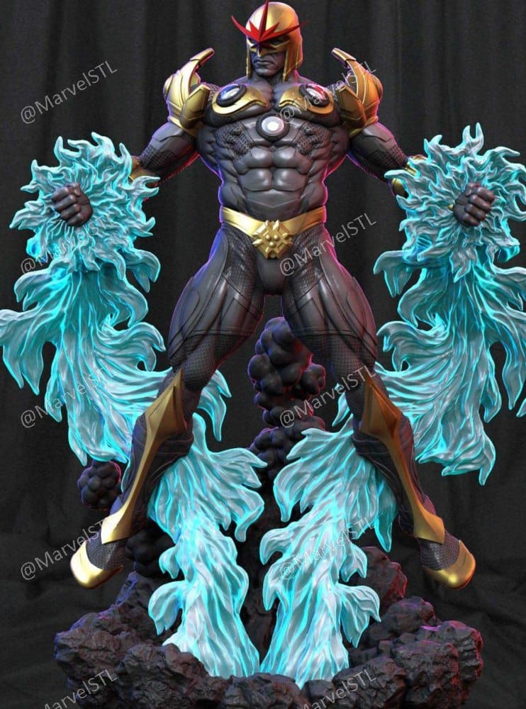 P站图纸印象馆 漫威 新星 漫威 新星