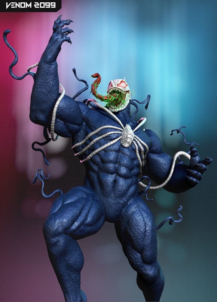 P站图纸印象馆 漫威 毒液 漫威 毒液