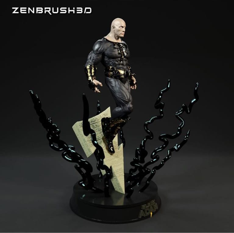 P站图纸印象馆 DC漫画 黑亚当 DC漫画 黑亚当