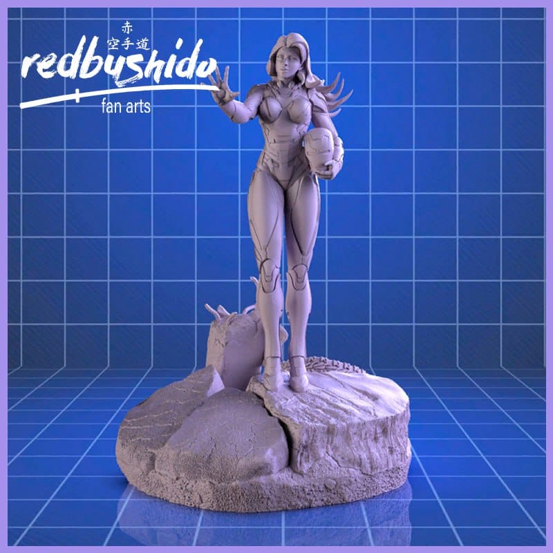 P站图纸印象馆 漫威 女版美国队长和女版钢铁侠 漫威 女版美国队长和女版钢铁侠