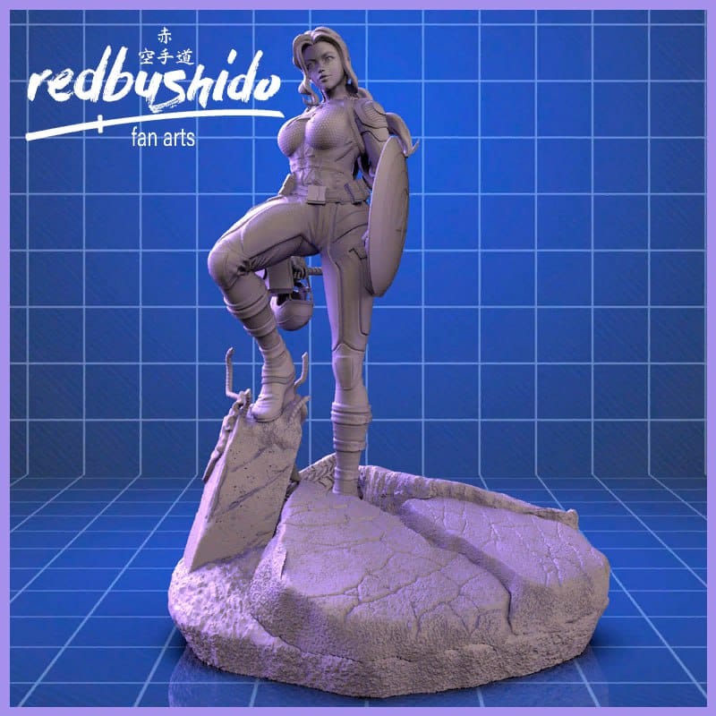 P站图纸印象馆 漫威 女版美国队长和女版钢铁侠 漫威 女版美国队长和女版钢铁侠